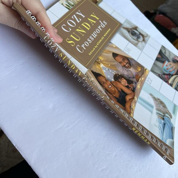 Cozy Sunday Crosswords Series by Stanley Newman Spiral Bound Paperback - Picture 7 of 7